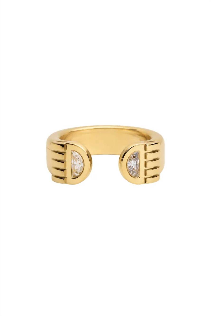 NEW CHANSUTTPEARLS women's paige ring in gold